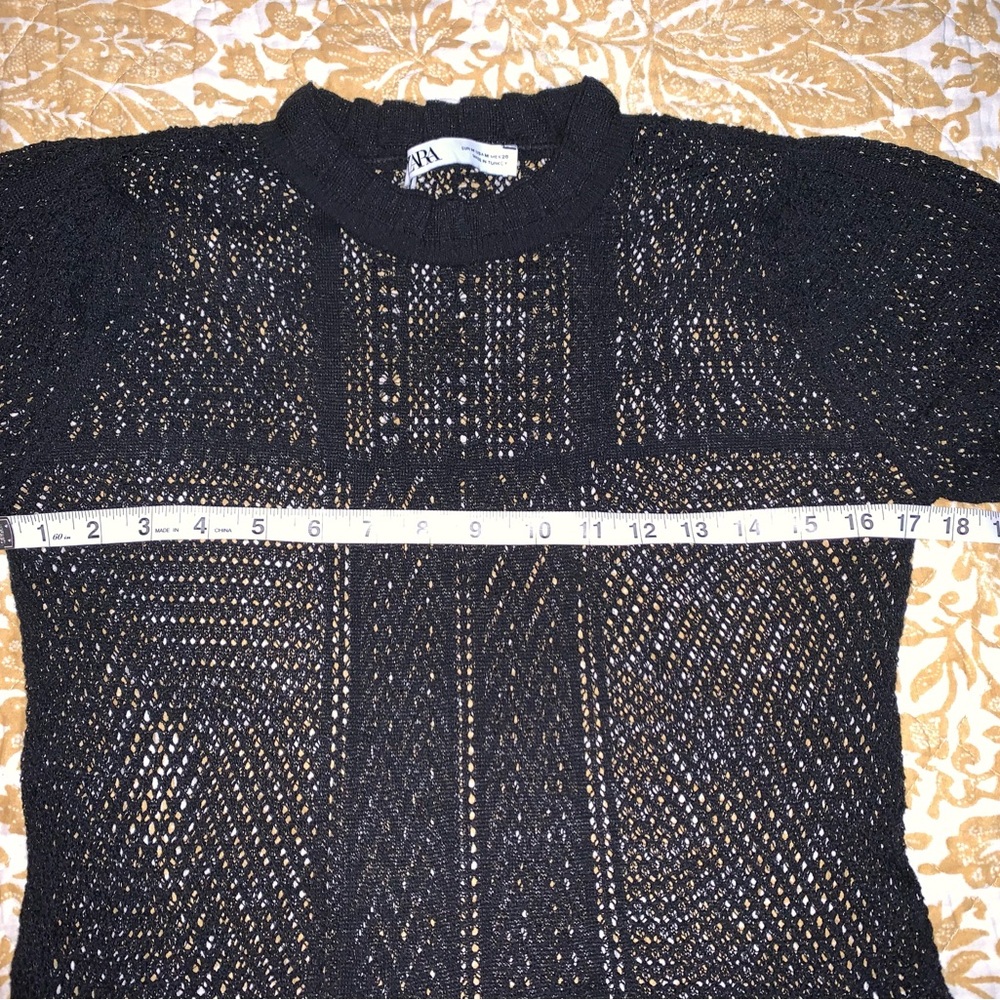 Zara pointelle sweater - Picture 5 of 13